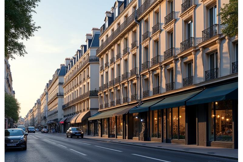Façade élégante de l'immeuble d'Insightis Investissements au 12 Rue de la Paix à Paris.