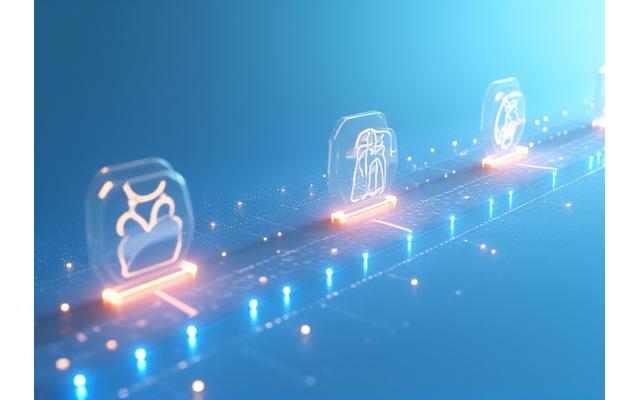 Illustration d'un diagramme de flux complexe mais clair, montrant les étapes d'intégration ESG dans le processus d'investissement, avec des icônes pour l'analyse, la diligence raisonnable et le suivi