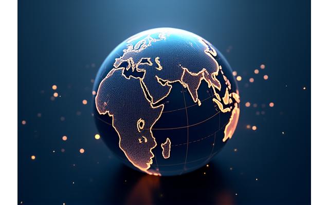 Mappemonde avec des lignes connectant des pays, symbolisant les conventions fiscales internationales et la mobilité des capitaux.